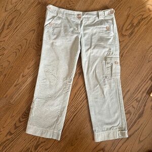 Sanctuary cropped taupe cargo pants- size 10